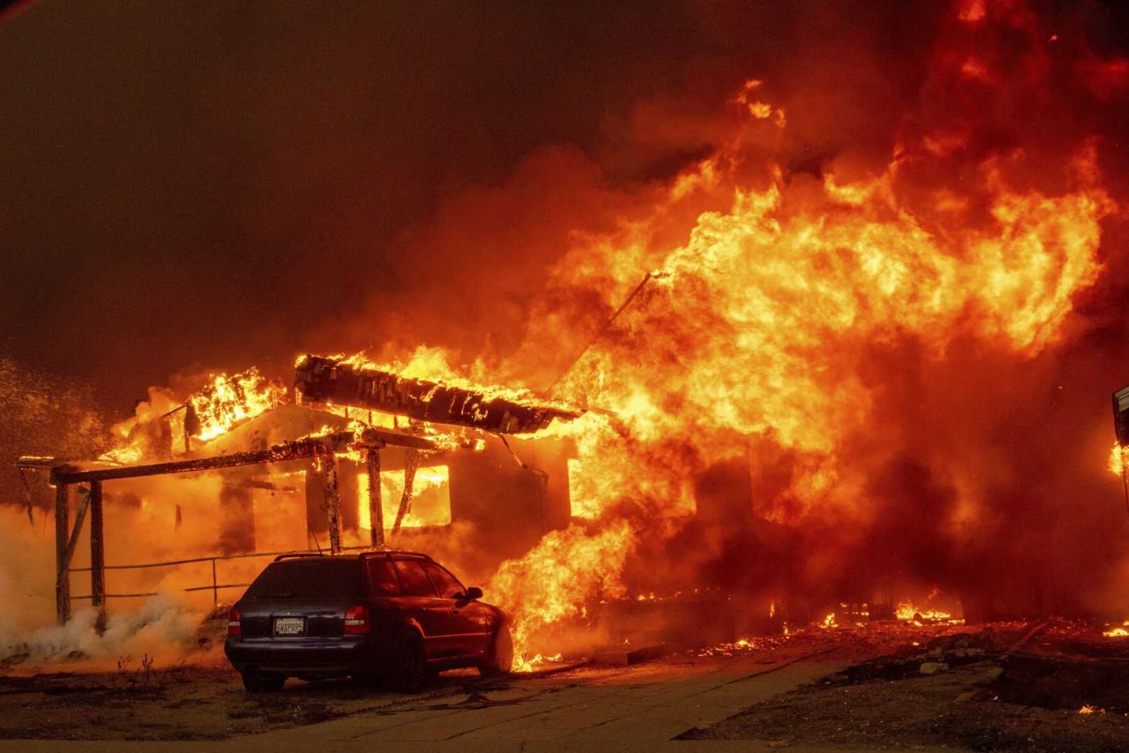 California Wildfires Celebrity Homes Destruction