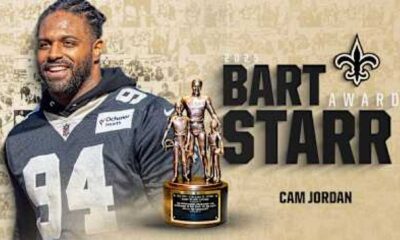 Cam Jordan New Orleans Saints Bart Starr Award 2025