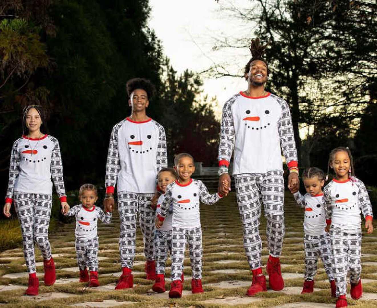 Cam Newton With His Children Family Photo