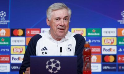 Carlo Ancelotti Real Madrid Champions League Press Conference