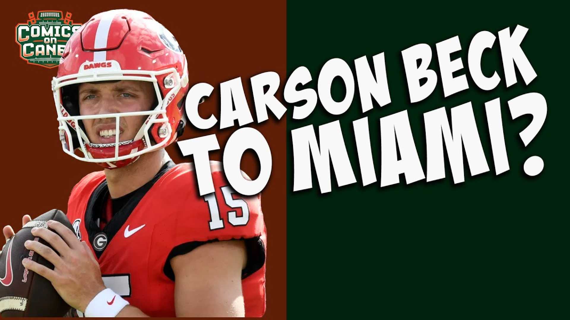 Carson Beck Miami Hurricanes Quarterback