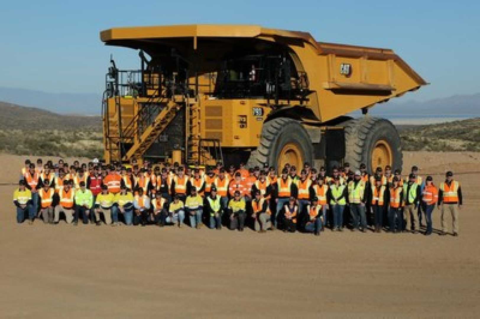 Caterpillar Construction Equipment At Mining Site