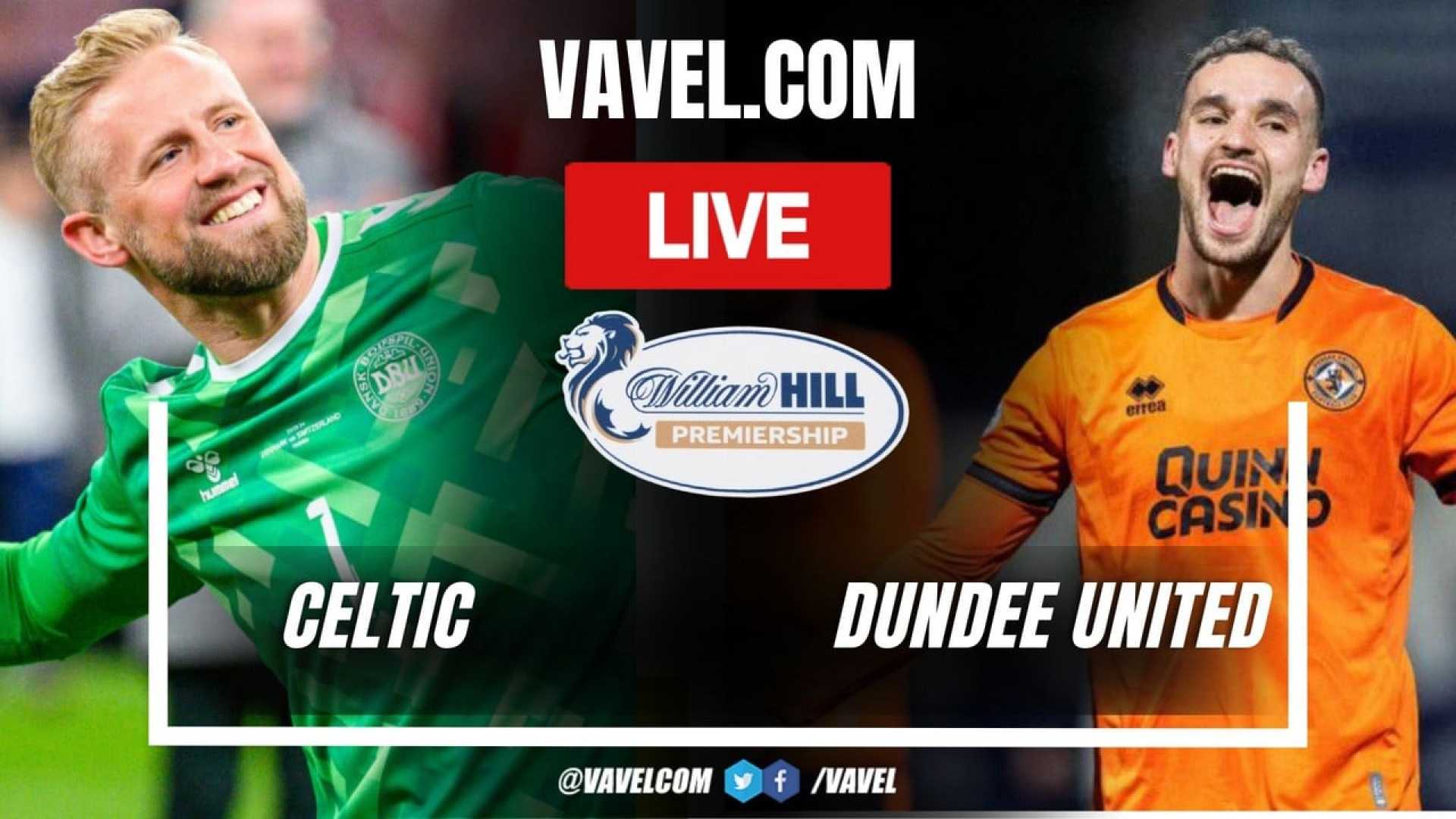 Celtic Vs Dundee United Scottish Premiership Match