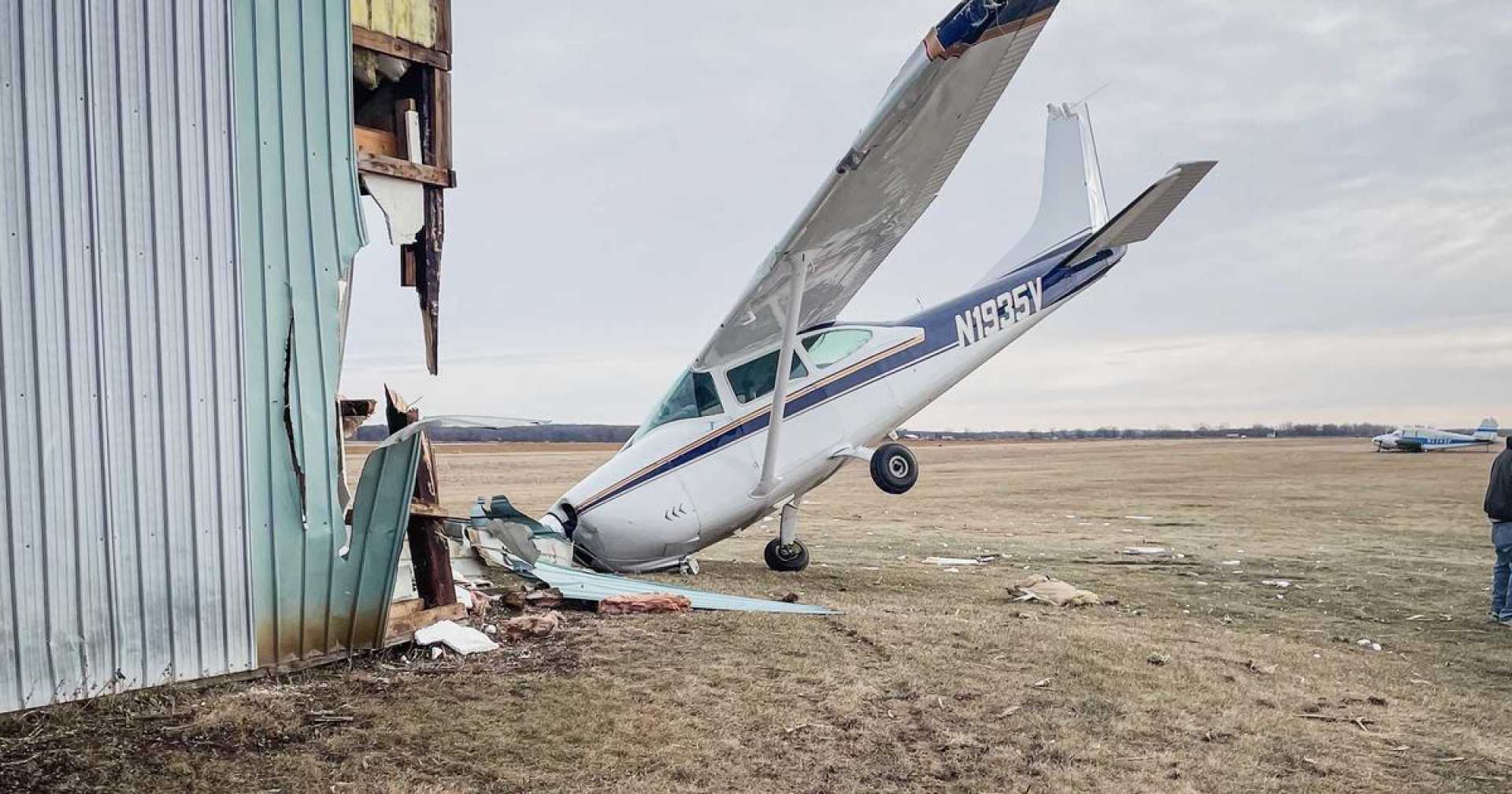 Cessna Plane Crash Dacy Airport Harvard Illinois