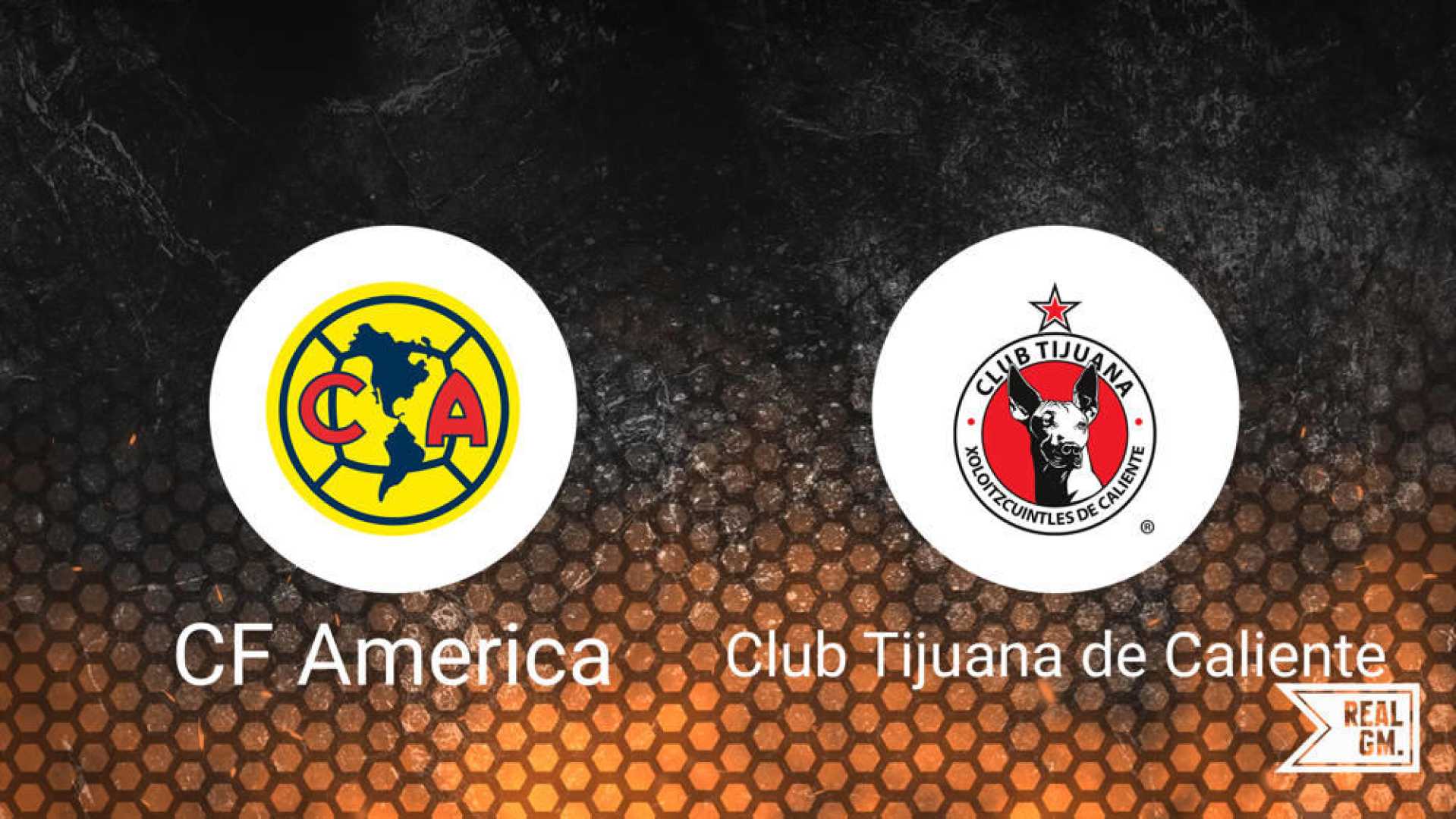 Cf América Vs Club Tijuana Football Match 2025