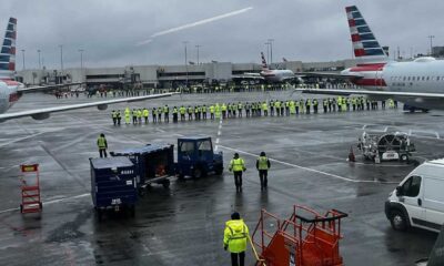 Charlotte Douglas International Airport Ramp Accident Emergency Vehicles