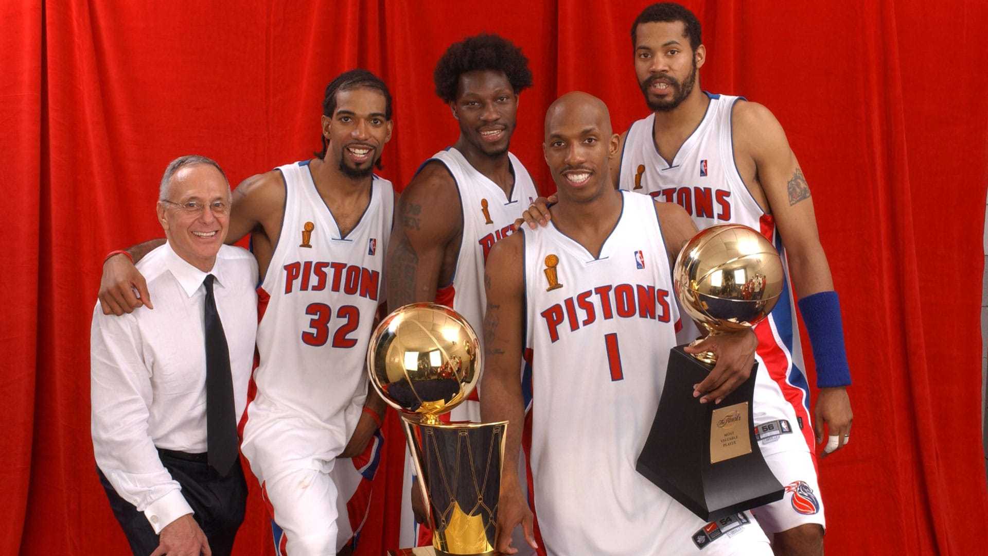 Chauncey Billups Detroit Pistons 2004 Championship