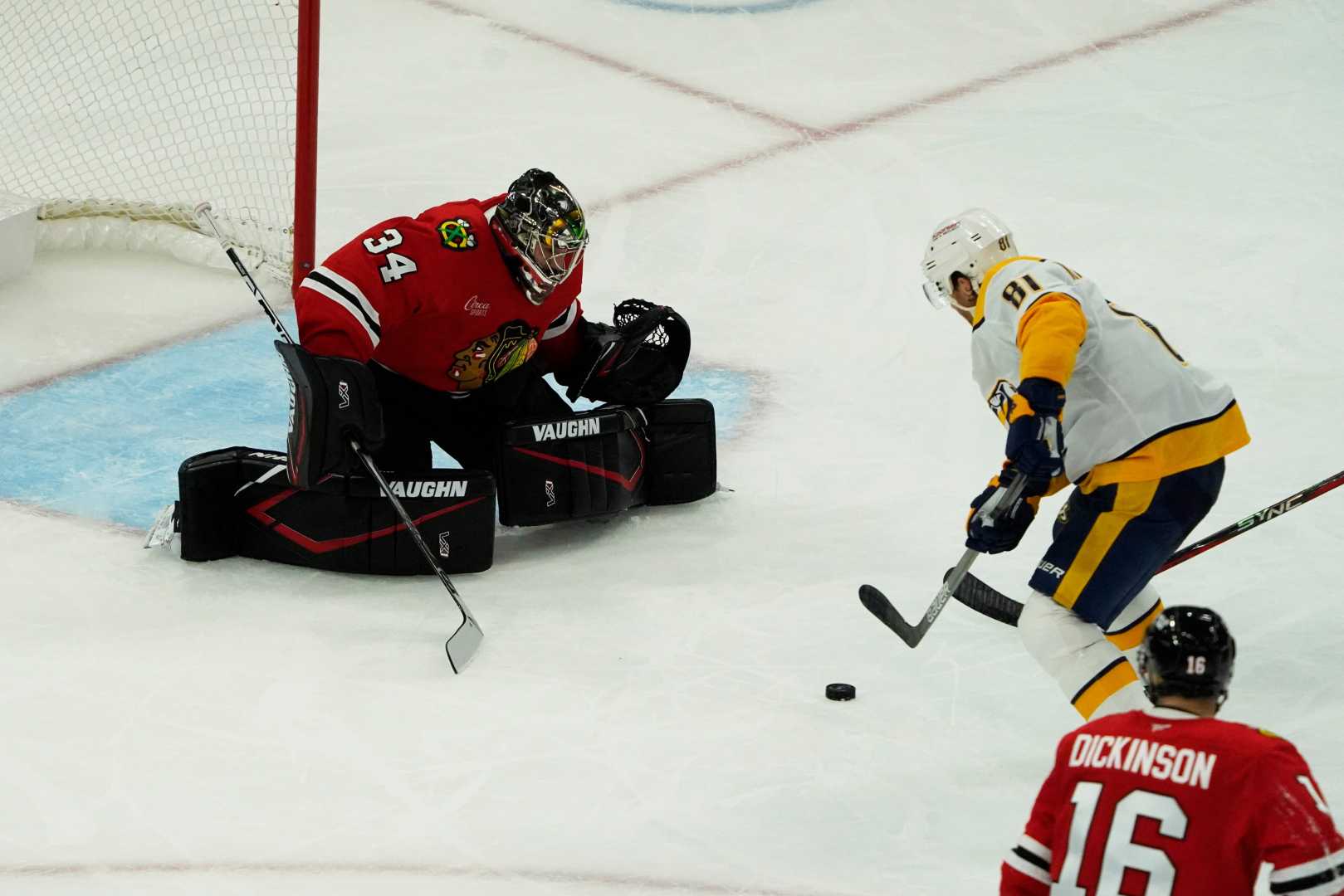 Chicago Blackhawks Vs Nashville Predators Hockey Game