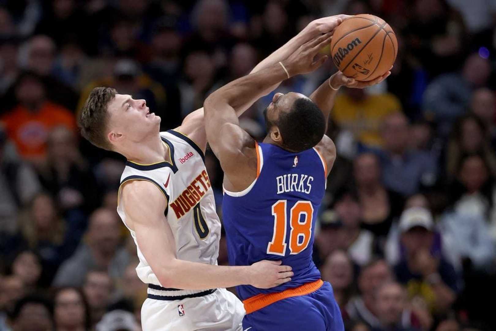 Christian Braun Denver Nuggets Game Action Photo