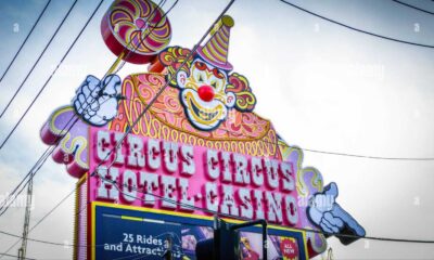 Circus Circus Las Vegas Neon Lights Exterior