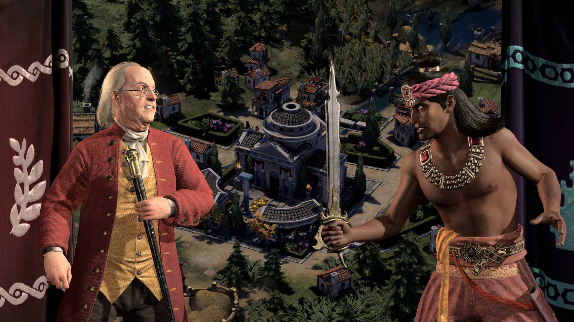 Civilization 7 Gameplay Screenshot With Leader Selection