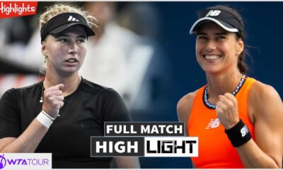 Clara Tauson Vs Sorana Cirstea Tennis Match Linz 2025