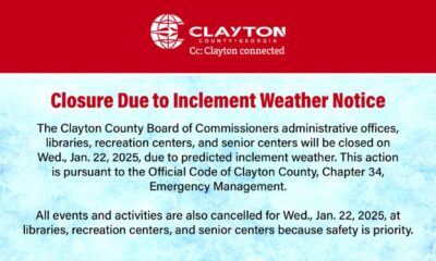 Clayton County Ga Severe Weather Closure 2025