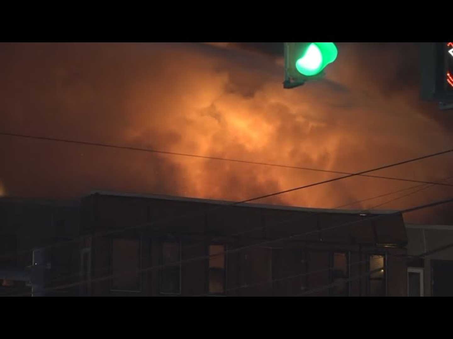 Cleveland Heights Cedar Lee Fire Under Construction Building