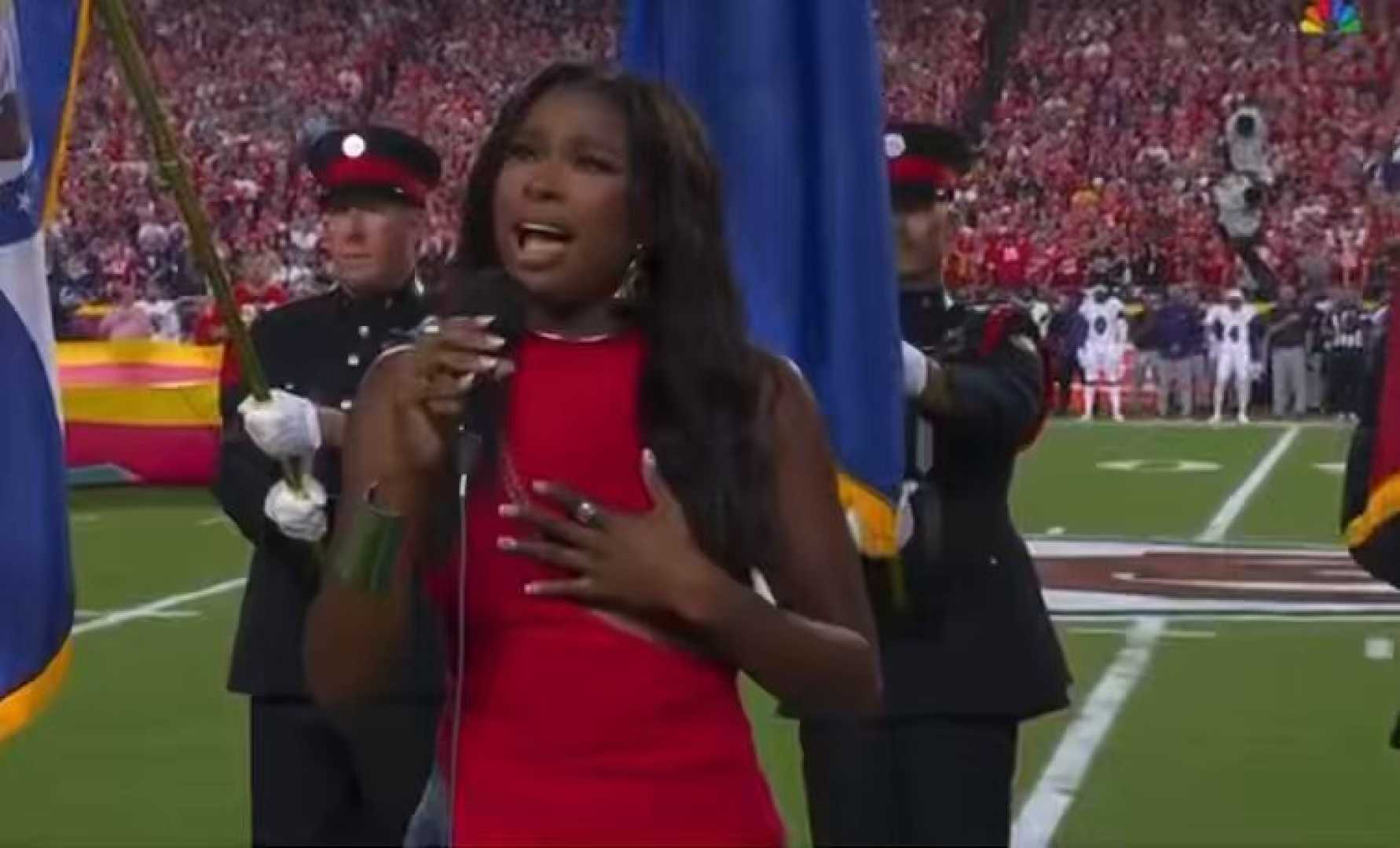 Coco Jones Singing National Anthem 2024