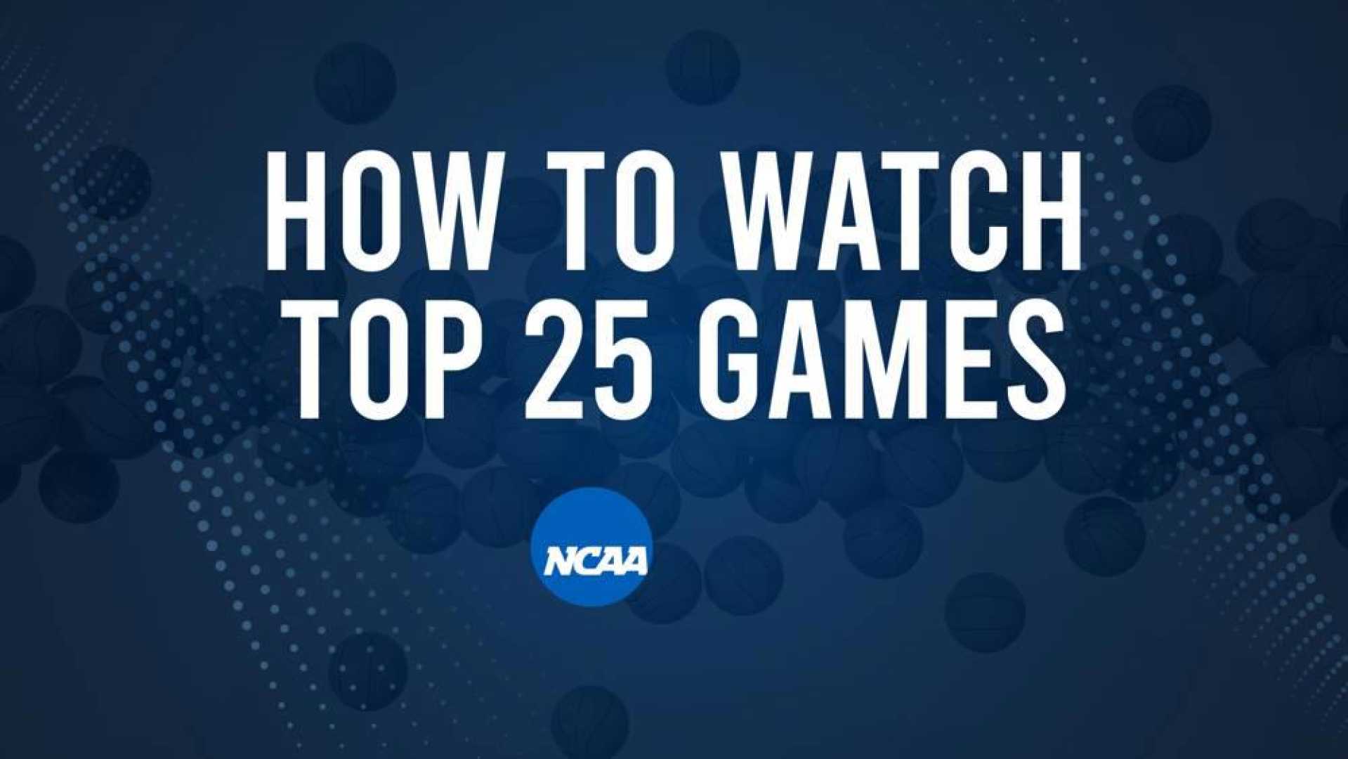 College Basketball Top 25 Games January 2025