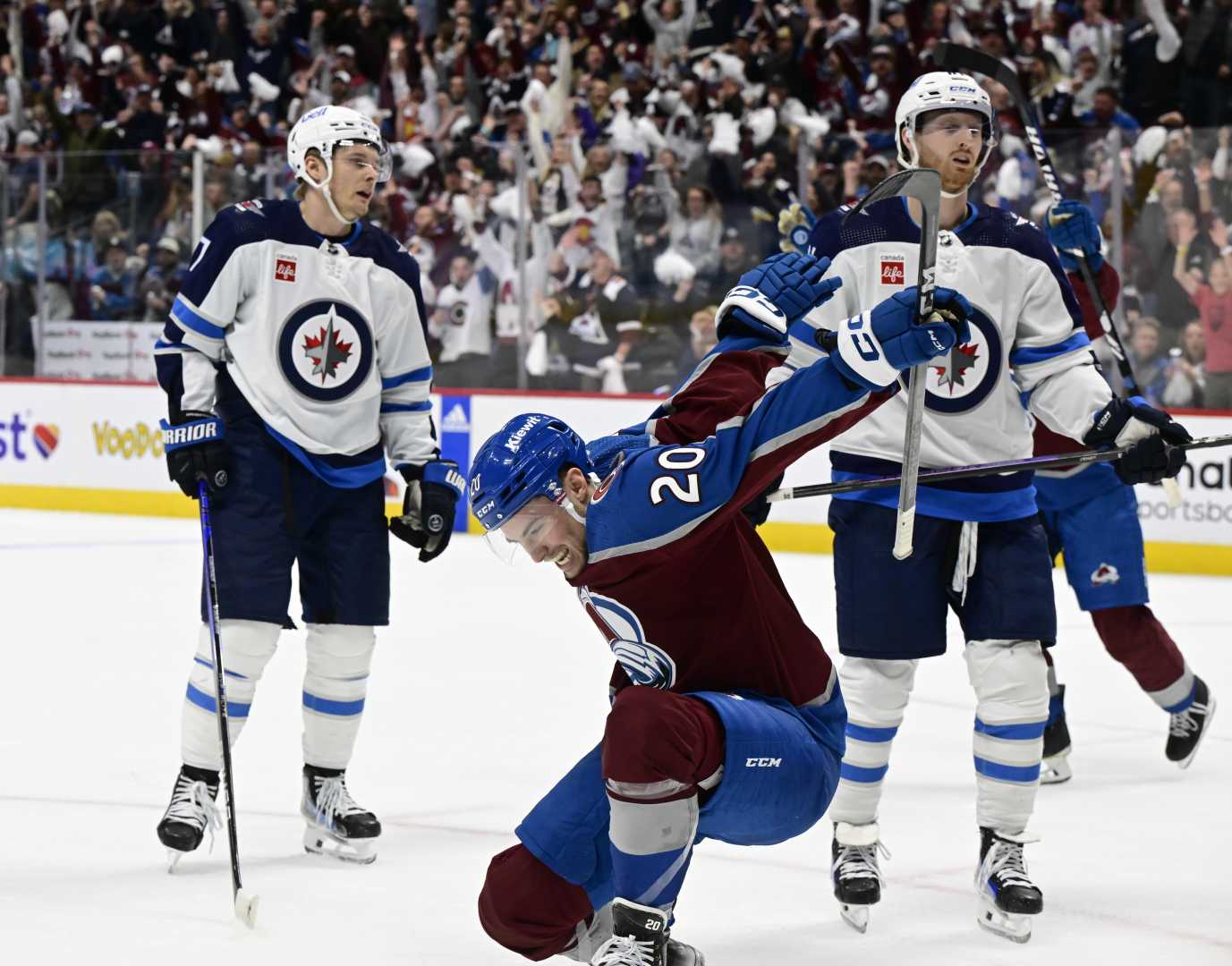 Colorado Avalanche Vs Winnipeg Jets Hockey Game