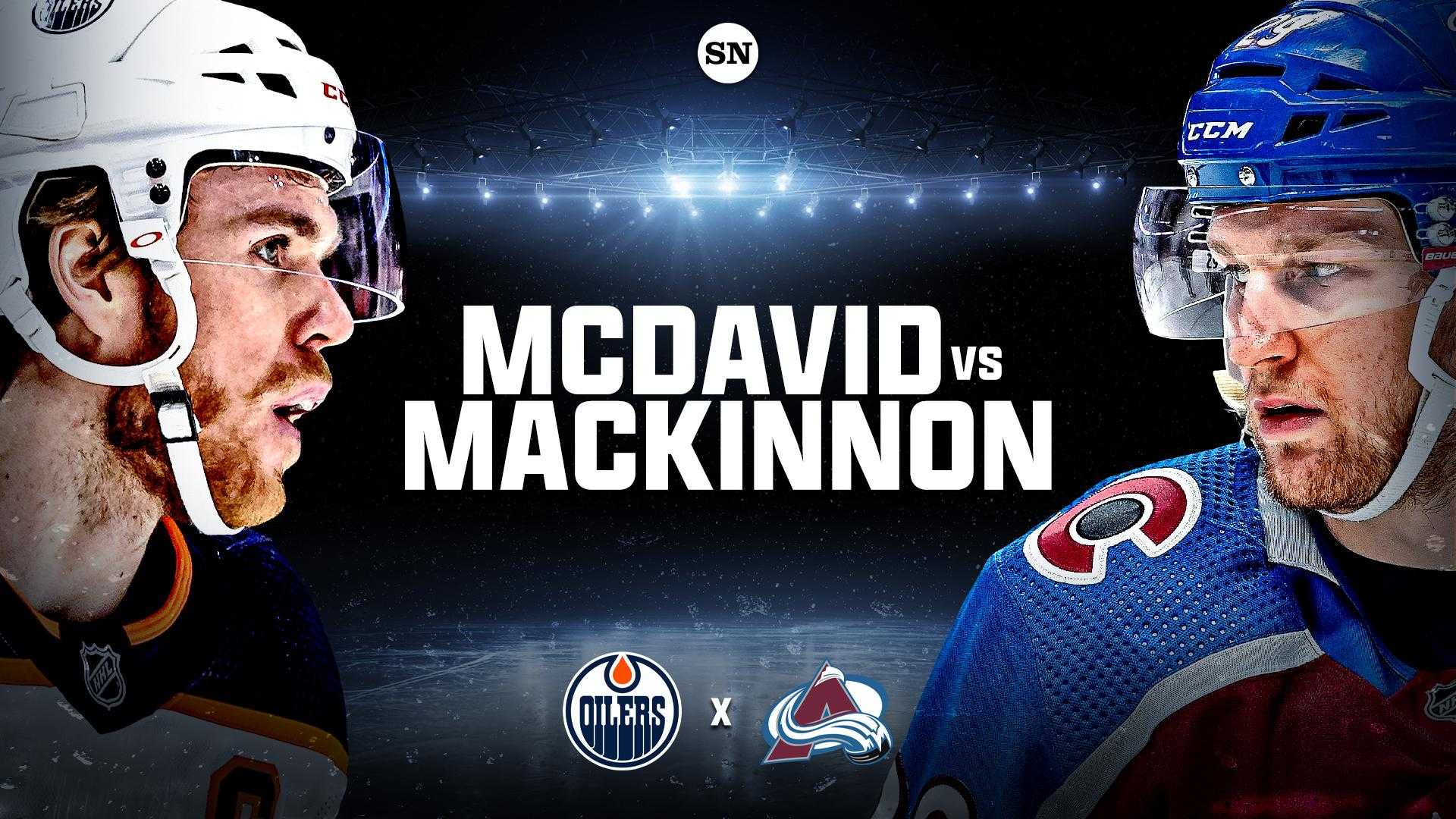 Connor Mcdavid Nathan Mackinnon Hockey Game