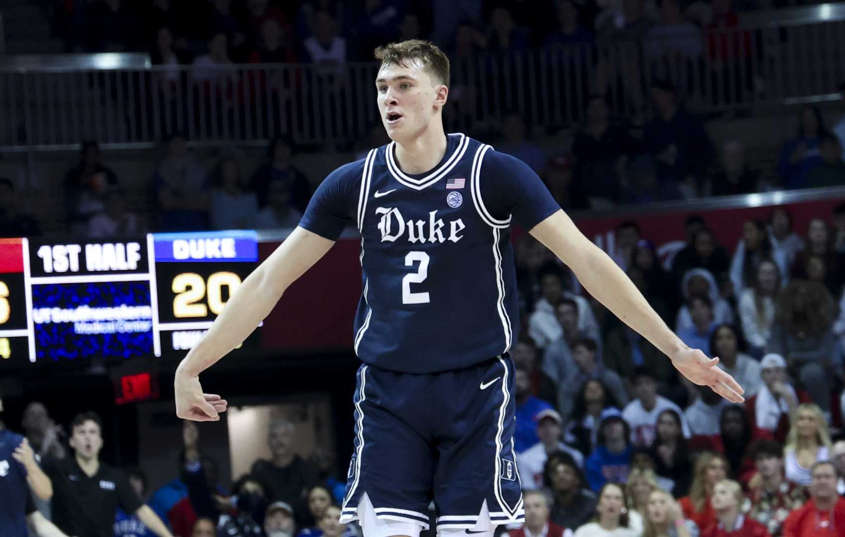 Cooper Flagg Dunk Duke Basketball Pitt Game