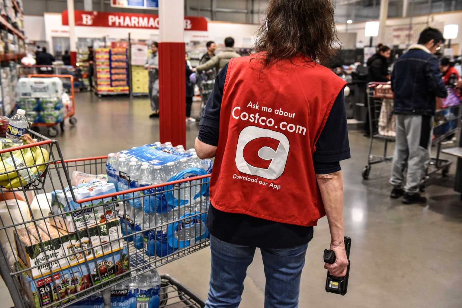 Costco Employees Working In Store