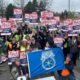 Costco Workers Picket Line Protest