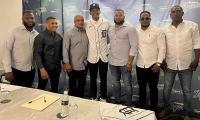 Cris Rodriguez Detroit Tigers Signing Ceremony