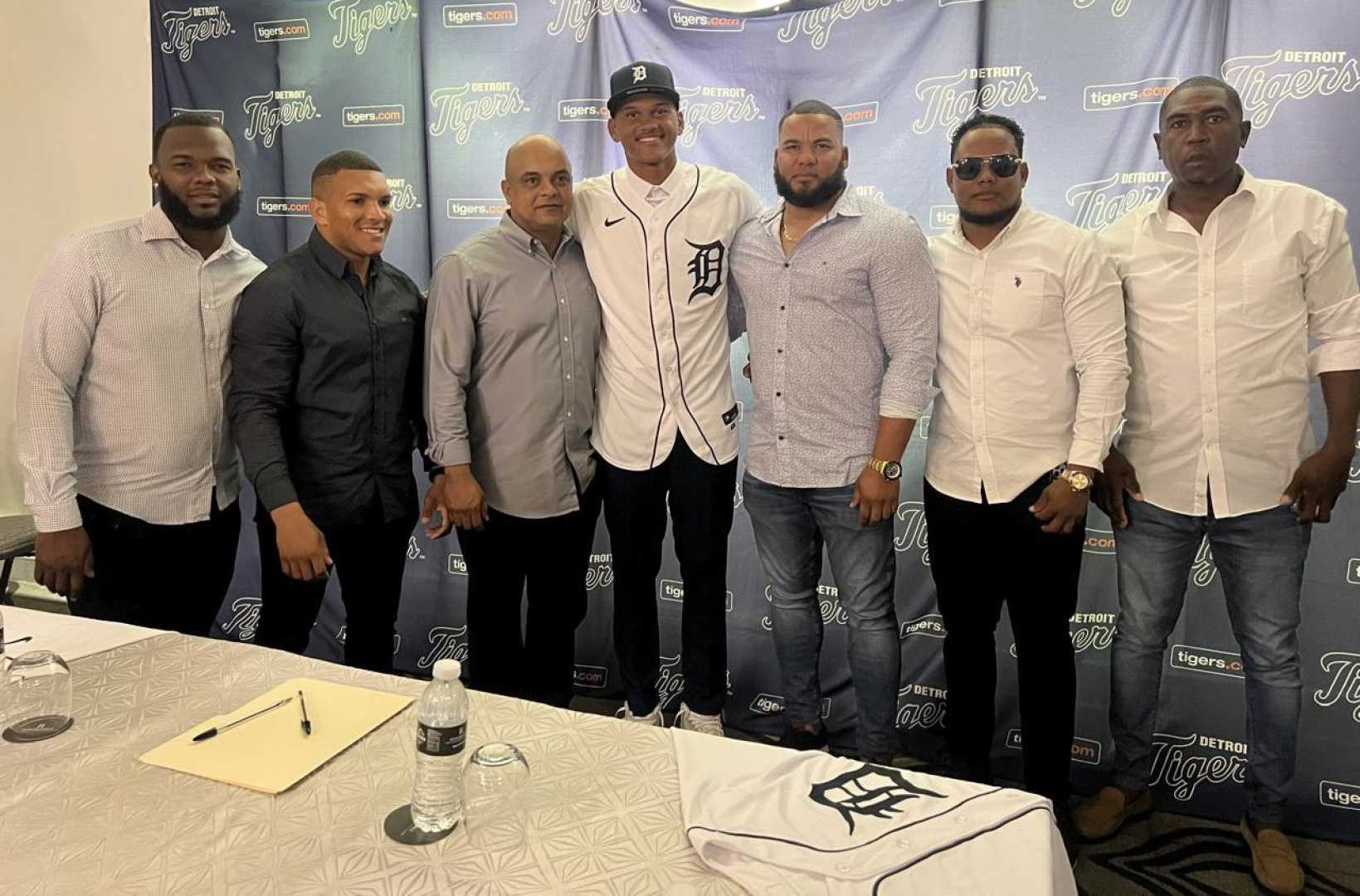 Cris Rodriguez Detroit Tigers Signing Ceremony