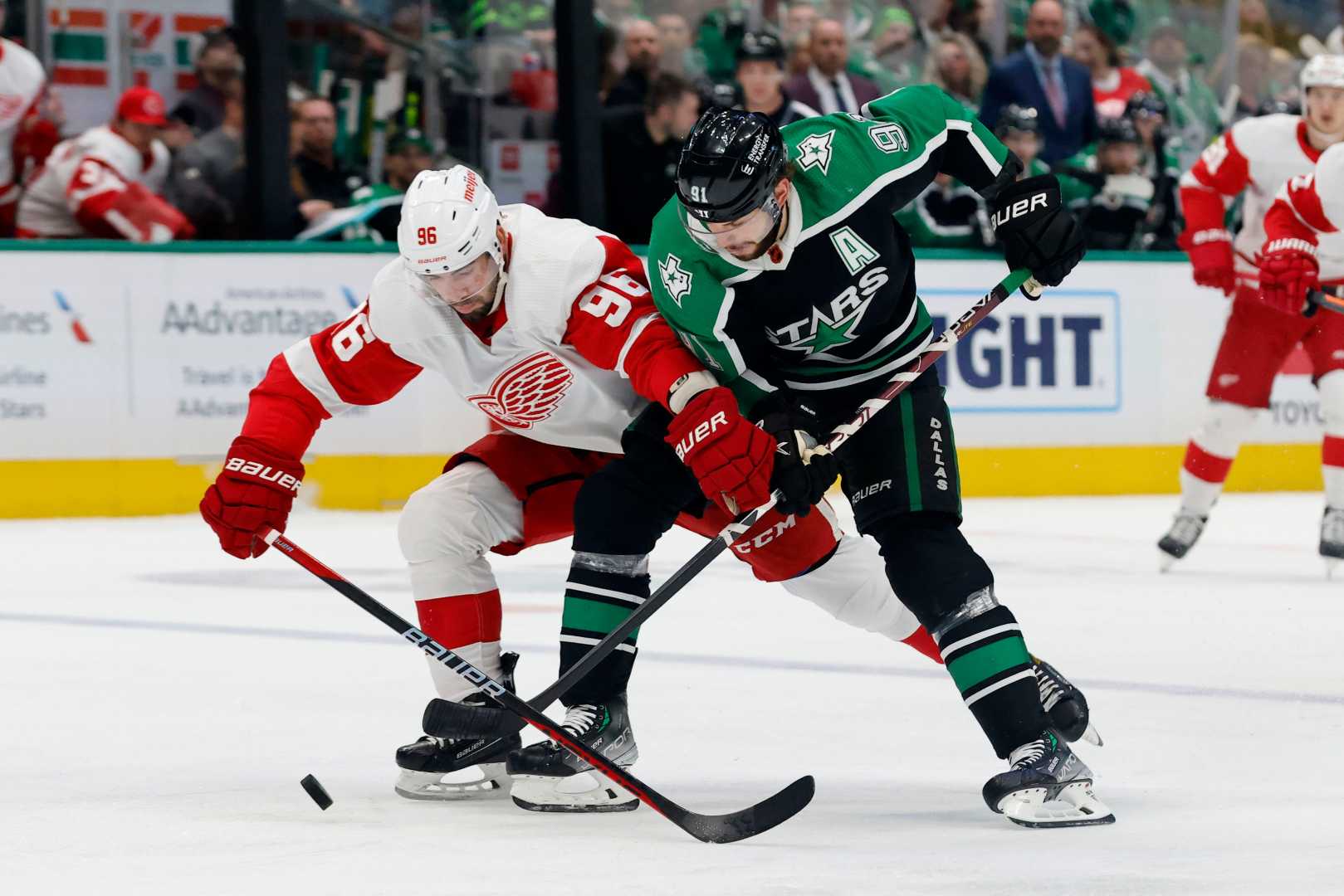 Dallas Stars Vs Detroit Red Wings Hockey Game