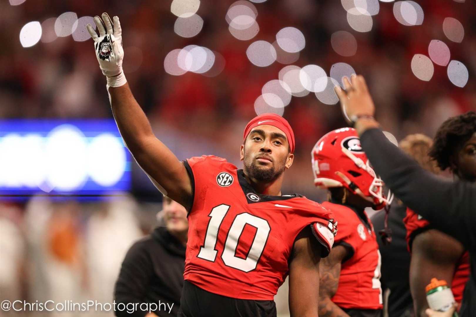 Damon Wilson Georgia Football Linebacker Action Shot