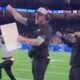 Dan Campbell Detroit Lions Sideline Celebration