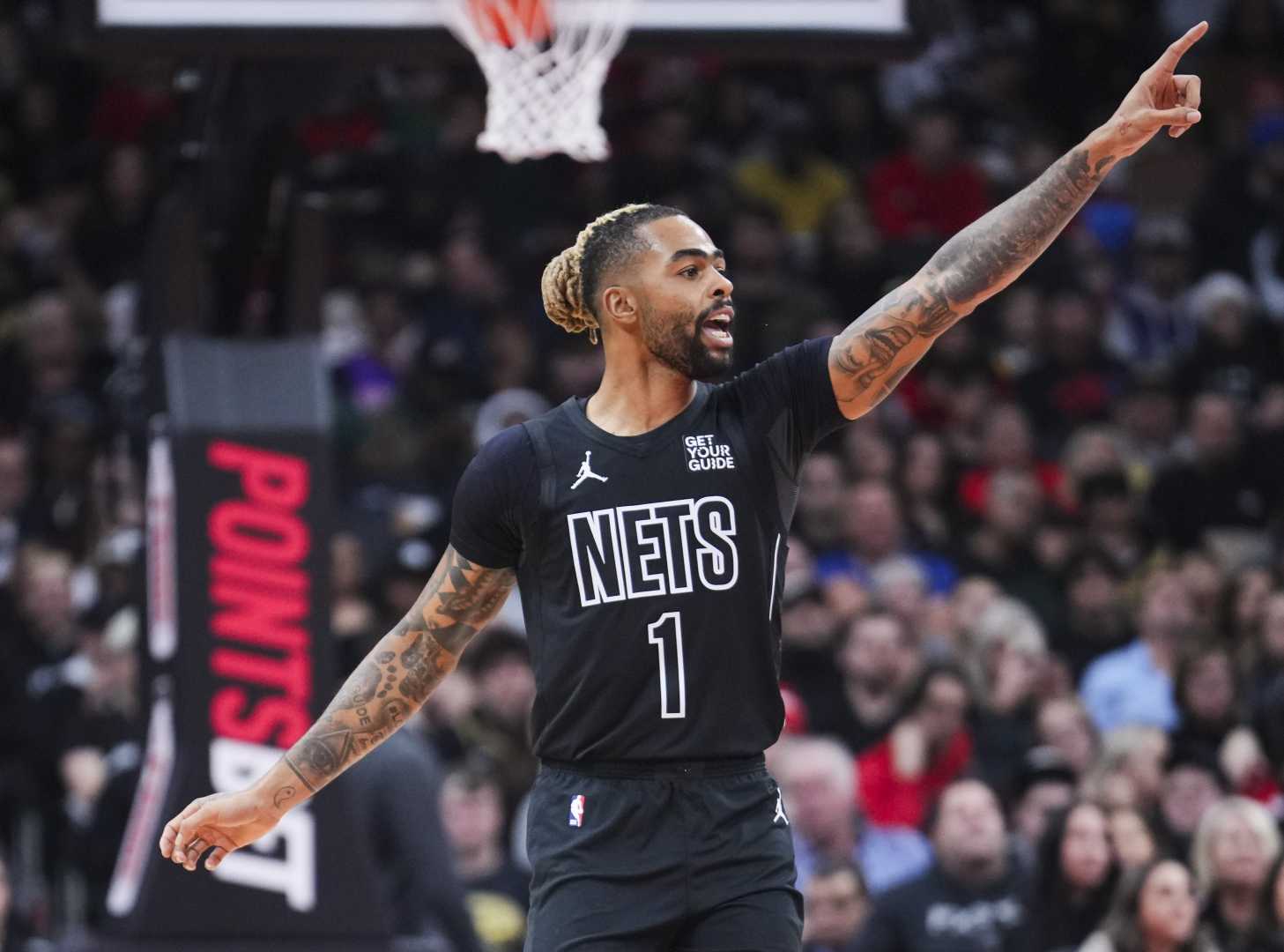 D'angelo Russell Brooklyn Nets Game Action