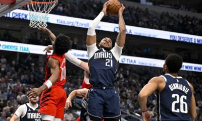 Daniel Gafford Dallas Mavericks Game Action