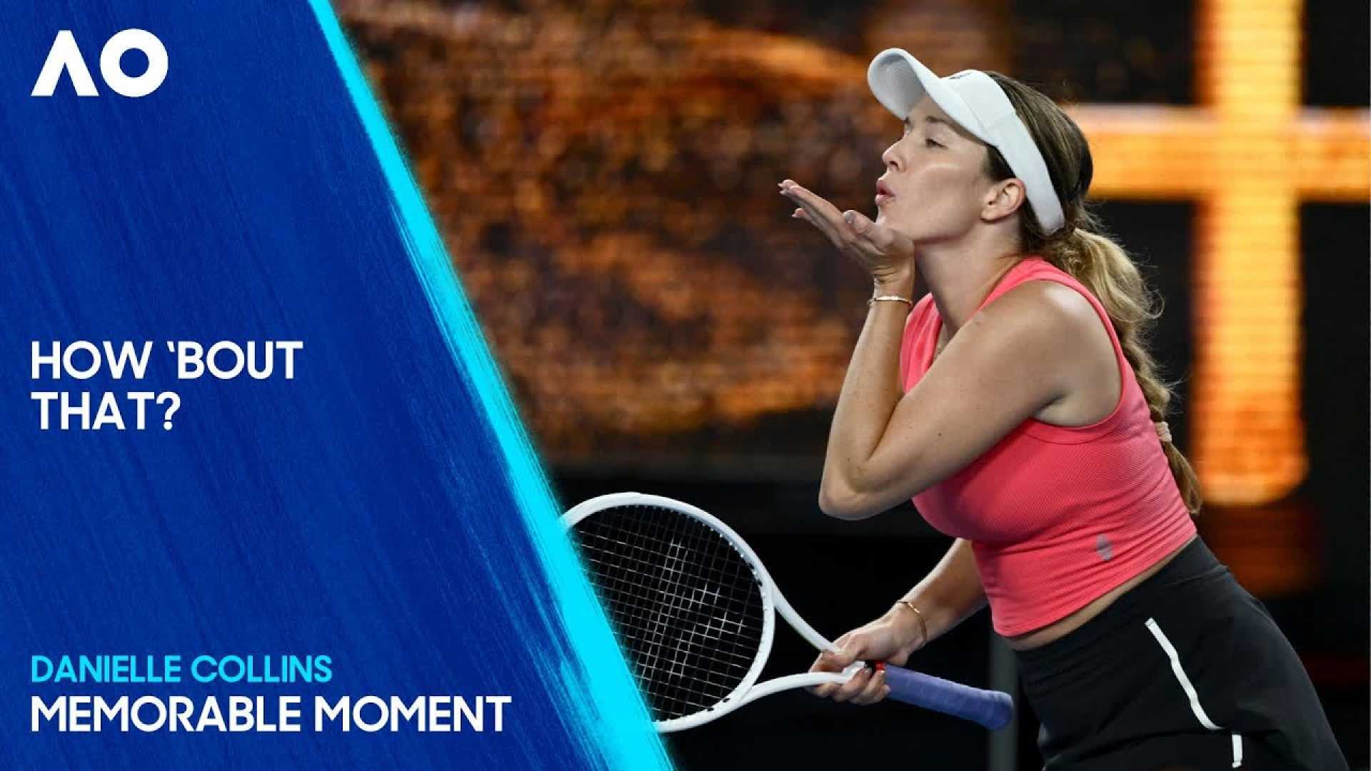 Danielle Collins Australian Open 2025 Match Reaction