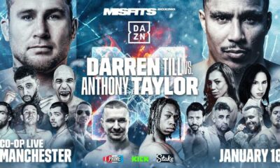 Darren Till Anthony Taylor Misfits Boxing 20 Fight