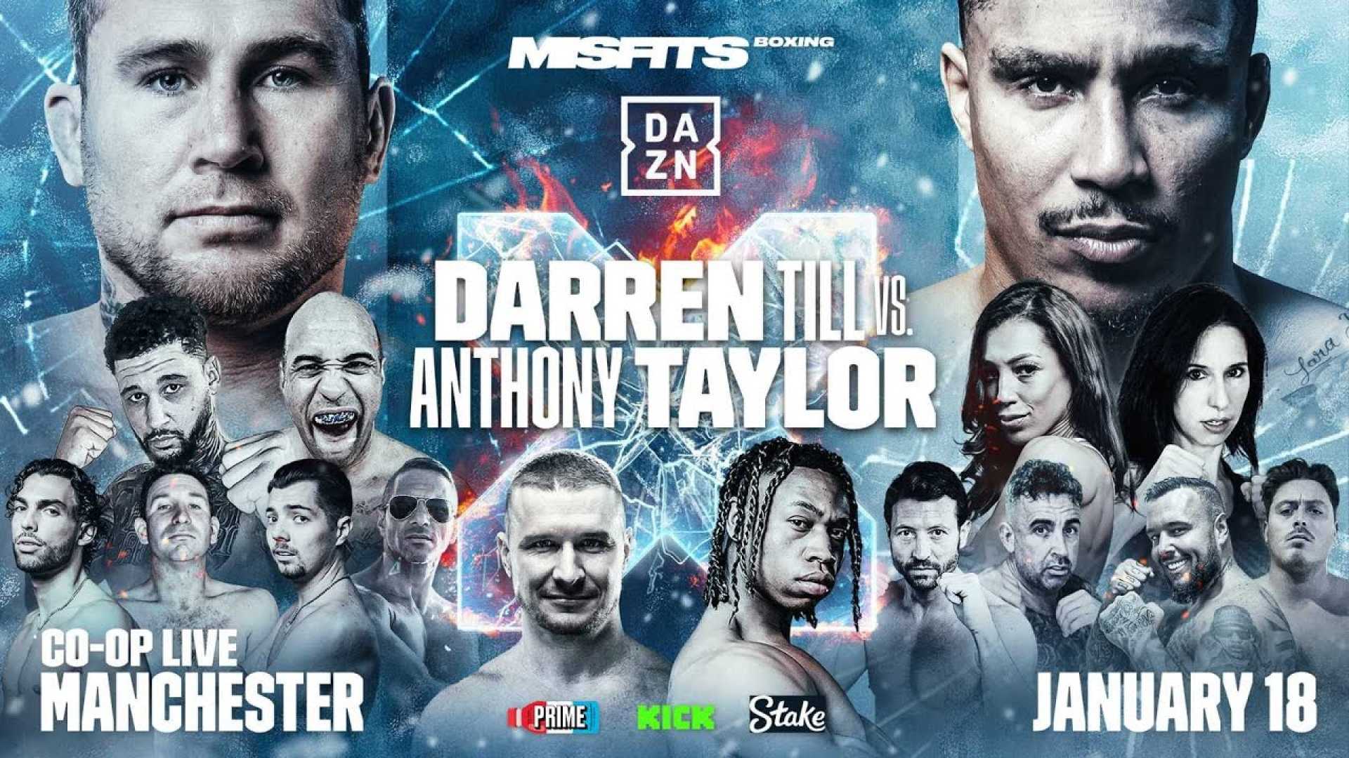 Darren Till Anthony Taylor Misfits Boxing 20 Fight