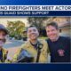 Dennis Quaid With Fresno Firefighters 2025