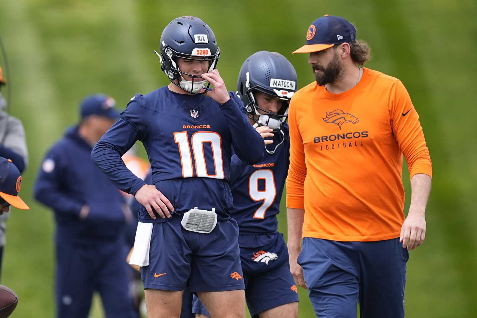 Denver Broncos Davis Webb Bo Nix Coaching