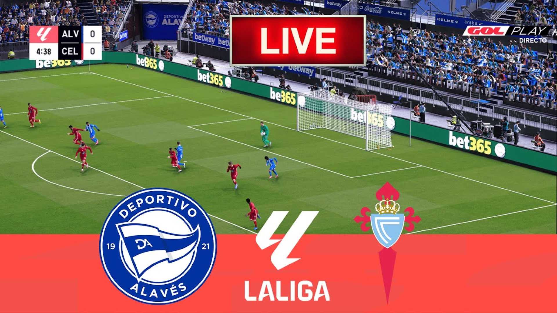 Deportivo Alavés Vs Celta Laliga Match 2025