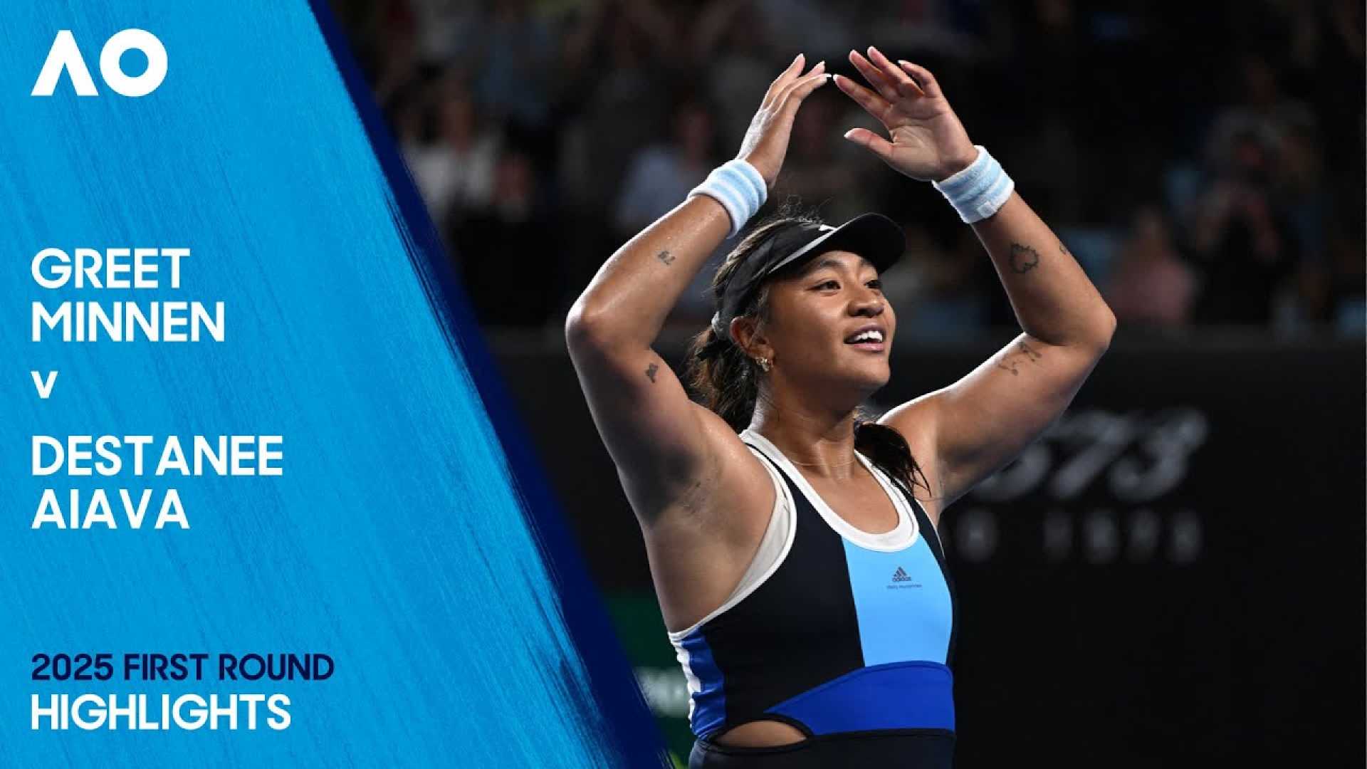 Destanee Aiava Australian Open 2024 Match