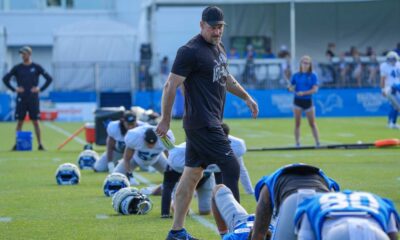 Detroit Lions Dan Campbell New York Giants Joint Practice