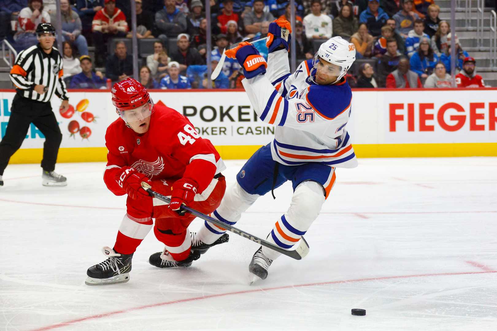 Detroit Red Wings Vs Edmonton Oilers Hockey Game