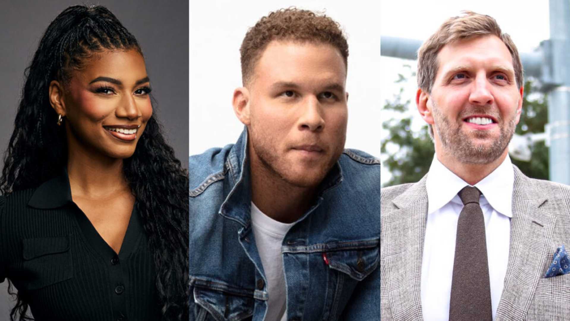 Dirk Nowitzki Blake Griffin Taylor Rooks Nba Studio