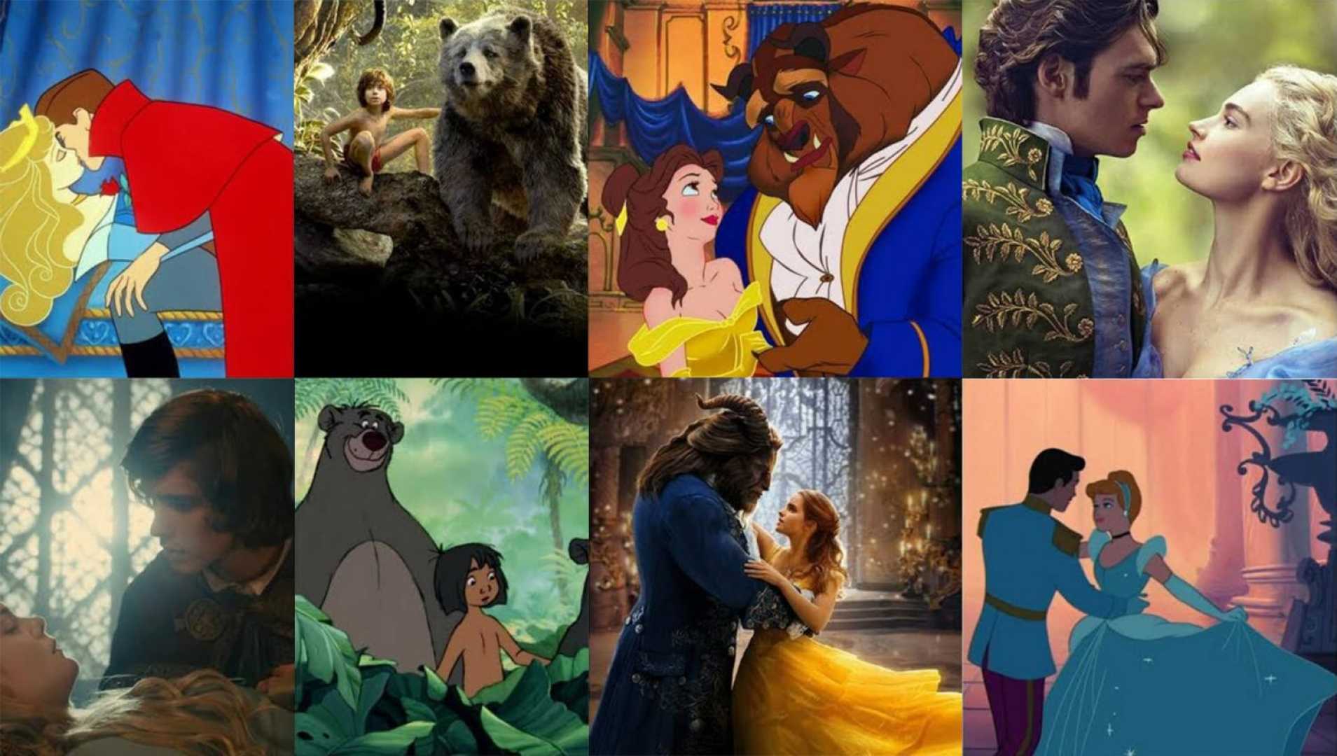 Disney Live Action Remakes Comparison