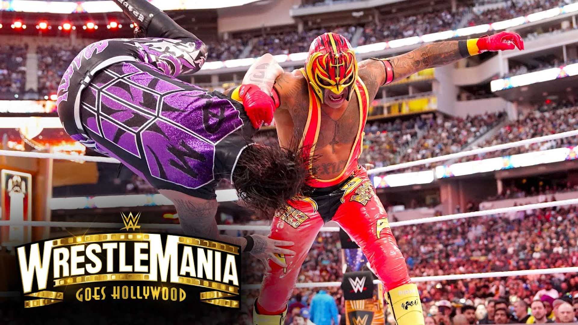 Dominik Mysterio Vs Rey Mysterio Wrestlemania Match