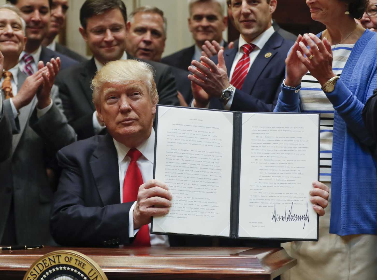 Donald Trump Energy Executive Order Signing