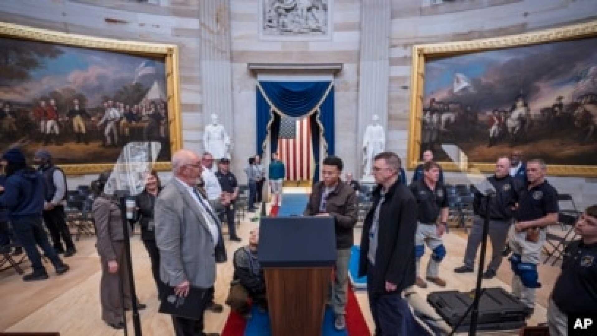 Donald Trump Inauguration 2025 Capitol Indoor Ceremony