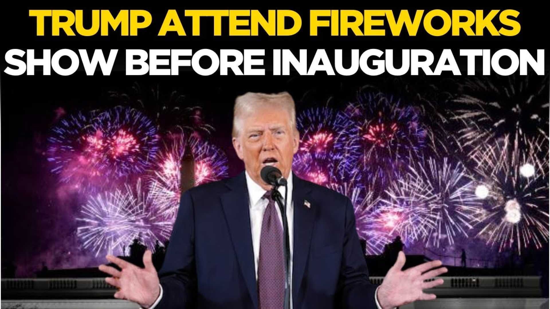 Donald Trump Inauguration Fireworks Sterling Virginia