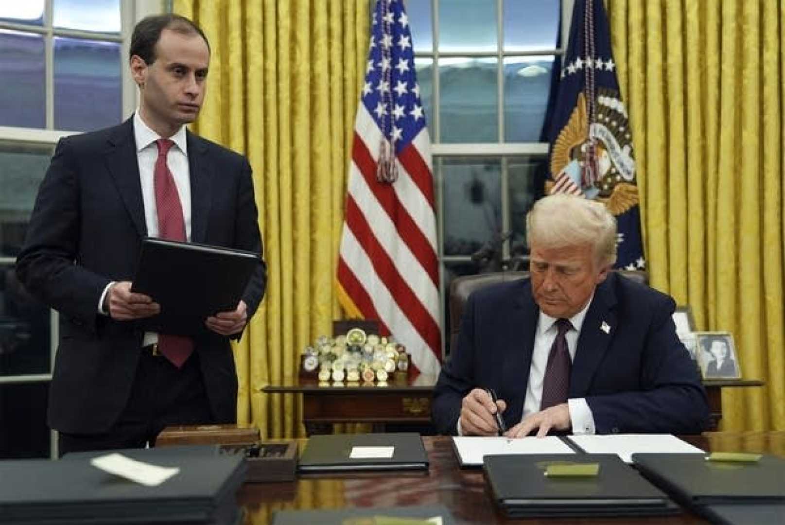 Donald Trump Signing Executive Order On Gender