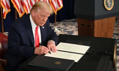 Donald Trump Signing Executive Orders At White House