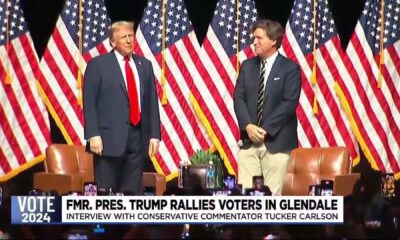 Donald Trump Tucker Carlson Interview Glendale Arizona 2024